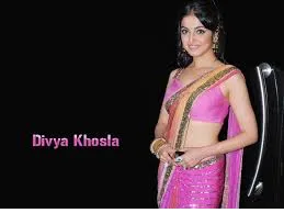 bollywood actress divya khosla saree